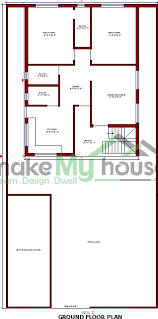Where can I find a good house plan for single story with elevation? gambar png