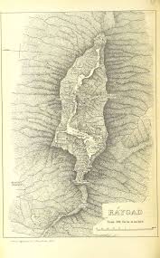 Raigad 1896 - Public domain vintage map - PICRYL - Public Domain Media  Search Engine Public Domain Image