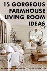 15 gorgeous farmhouse living room ideas