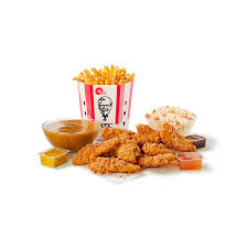 10 tenders bucket and 3 large sides