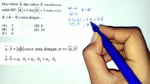 Kunci jawaban modul matematika vektor. Pembahasan Soal Vektor Youtube