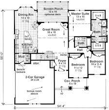 One Story Craftsman Home Plan 14566rk