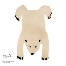 baby polar bear rug design teresa