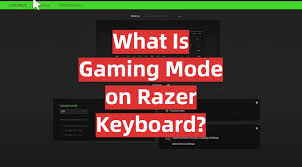 what is gaming mode on razer keyboard