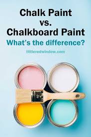 Chalk Paint Vs Chalkboard Paint