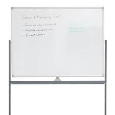 Mind Reader Magnetic Double Sided Dry Erase White Board
