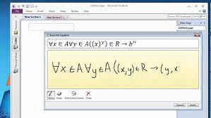 Mathematical Equations In Onenote
