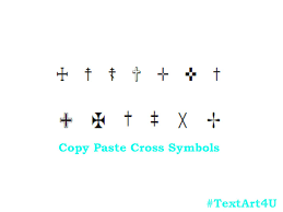 But the tune is in your mind and your hands, not inside the tool you use to play it. Cross Text Symbol Just Copy And Paste It In Text Cool Ascii Text Art 4 U