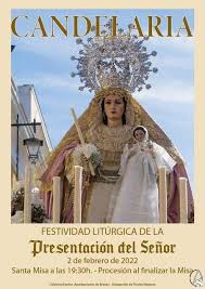 Provincia. Misa y Procesión de la Virgen de la Candelaria en Brenes