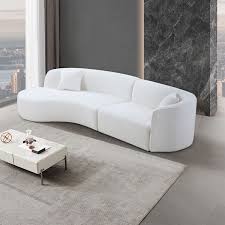luxury modern style curved sofa