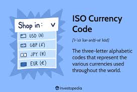 iso currency code definition and list