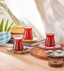 Glass Tea Cups Set