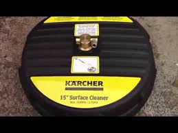 karcher flat surface cleaner working in