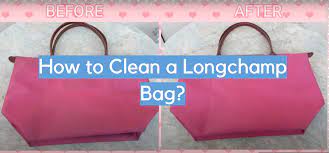 how to clean a longch bag