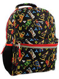 Backpack - Ninjago - Movie Black/Red 16 School Bag LNCF44 - Walmart.com