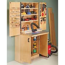 woodsmith router table wall cabinet