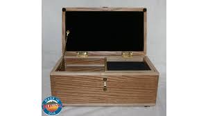 jewelry box solid red oak and maple