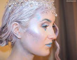 halloween makeup idea ice queen