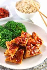 The color is vivid, unlike the darker counterparts made with xanthan gum and other preservatives. Tofu In Chili Garlic Sauce Vegan Spicy Chili Garlic Tofu Recipe