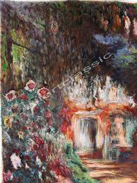 Monet Painting The Garden In Flower