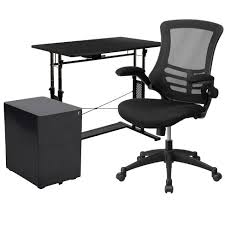 Desk locking computer armoire desk compact computer desk office via howdobitcoinswork.pw. Flash Furniture Work From Home Kit Adjustable Computer Desk Ergonomic Mesh Office Chair And Locking Mobile Filing Cabinet With Side Handles Target