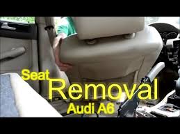 Remove An Audi A6 Front Seat 02 Audi