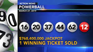 One winning ticket hits $768 million ...