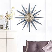Starburst Wall Clock Modern Decorative