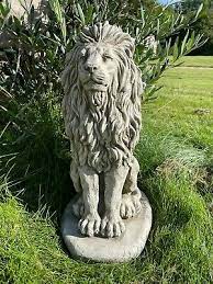Upright Lion Statue Reconstituted