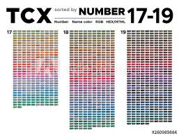 Color Table Pantone Of The Fashion Home And Interiors