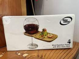 Wood Appetizer Party Plates Trays