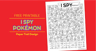 free printable i spy pokémon activity