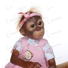 Купить мягконабивную куклу Реборн обезьяна Чичи, 55 см в Чите по цене 5390₽  в «Mir-reborn.ru»