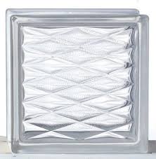 Clear Lattice Glass Blocks 190 190 80mm