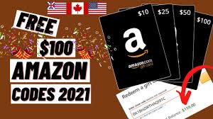 100 free amazon gift card codes 2021