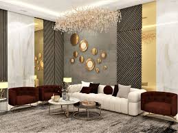 contemporary living room design with