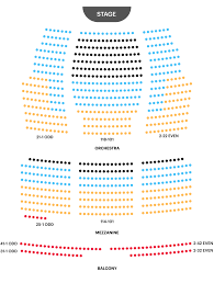 walter kerr theatre seating chart