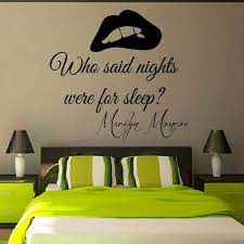 Wall Decals Marilyn Monroe Quote Who