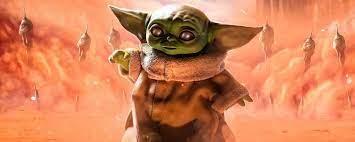 2560x1024 Baby Yoda Grogu Star Wars Art ...