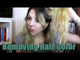 how i remove semi permanent hair color