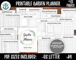 Printable Garden Planner Bundle Simple