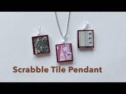 Scrabble Tile Pendant