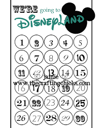 Someday Crafts Disney Countdown