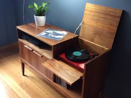 I have been thinking about building a record player cabinet for years now but i never had a good idea for the design. Record Player Unit By Ross Thompson Handkrafted