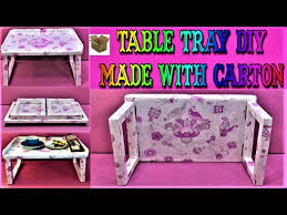 table tray made with carton diy you