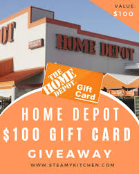 Home Depot 100 Gift Card Giveaway