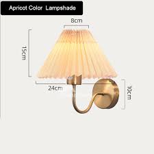 White Decorative Wall Sconces Pleated