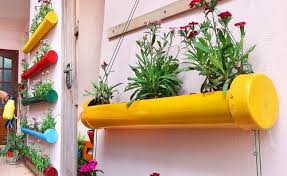 Pvc Pipe Planter Ideas India Gardening