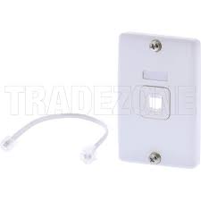 Fmp188 Unequipped Phone Wall Mount Plate