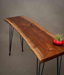 Console Tables Live Edge Wood Console
